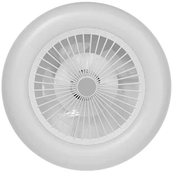 OSRAM SMART+ WiFi LED-kattotuuletin ROUND valkoinen hiljainen 55 cm