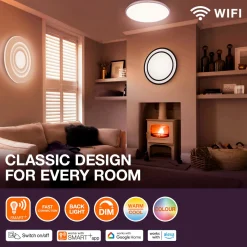 OSRAM SMART+ WiFi ORBIS ULTRA SLIM BACKLIGHT musta 40 RGBW