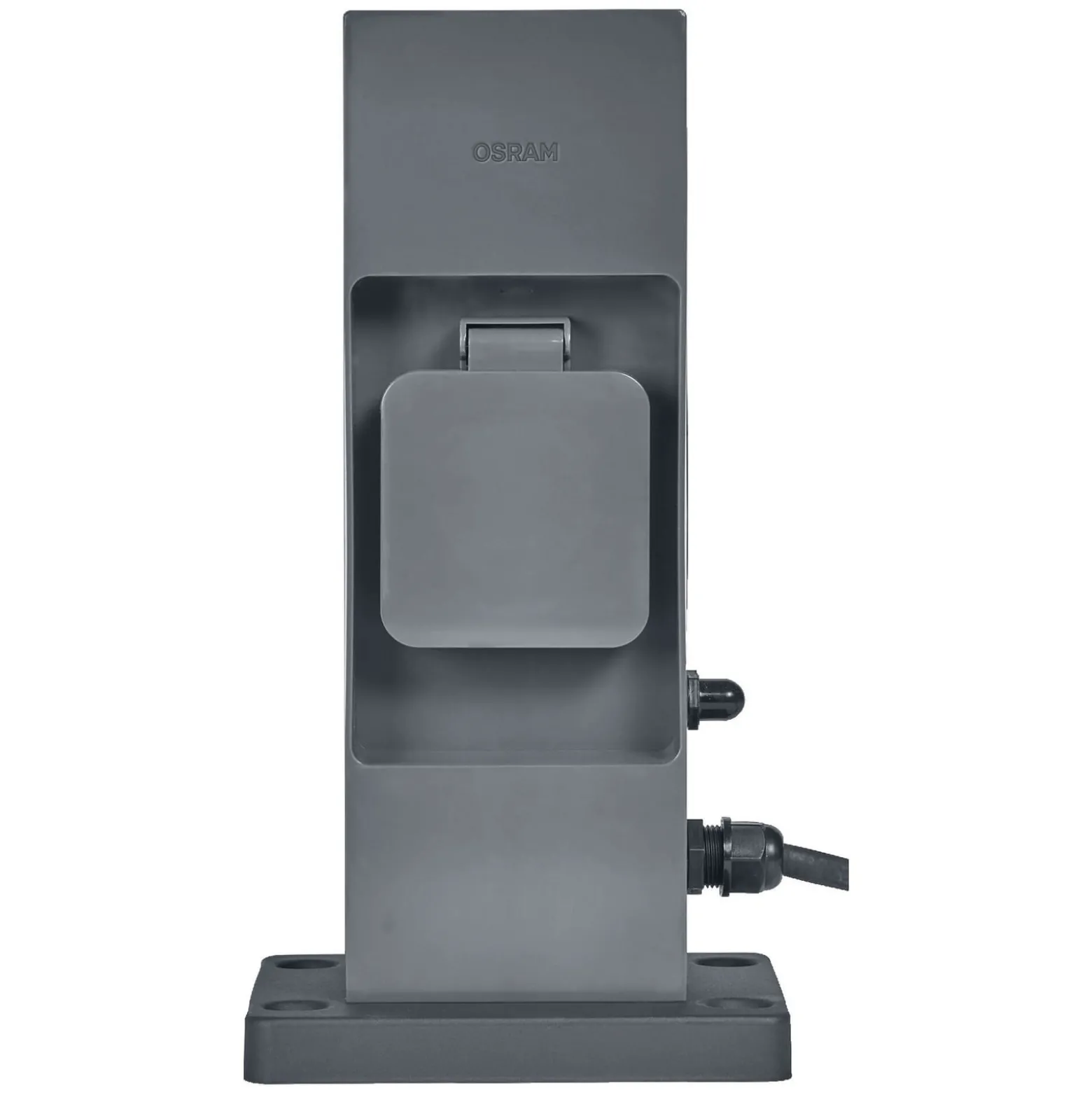 OSRAM SMART+ WiFi-pistorasia, antrasiitti, IP44, 2-osainen
