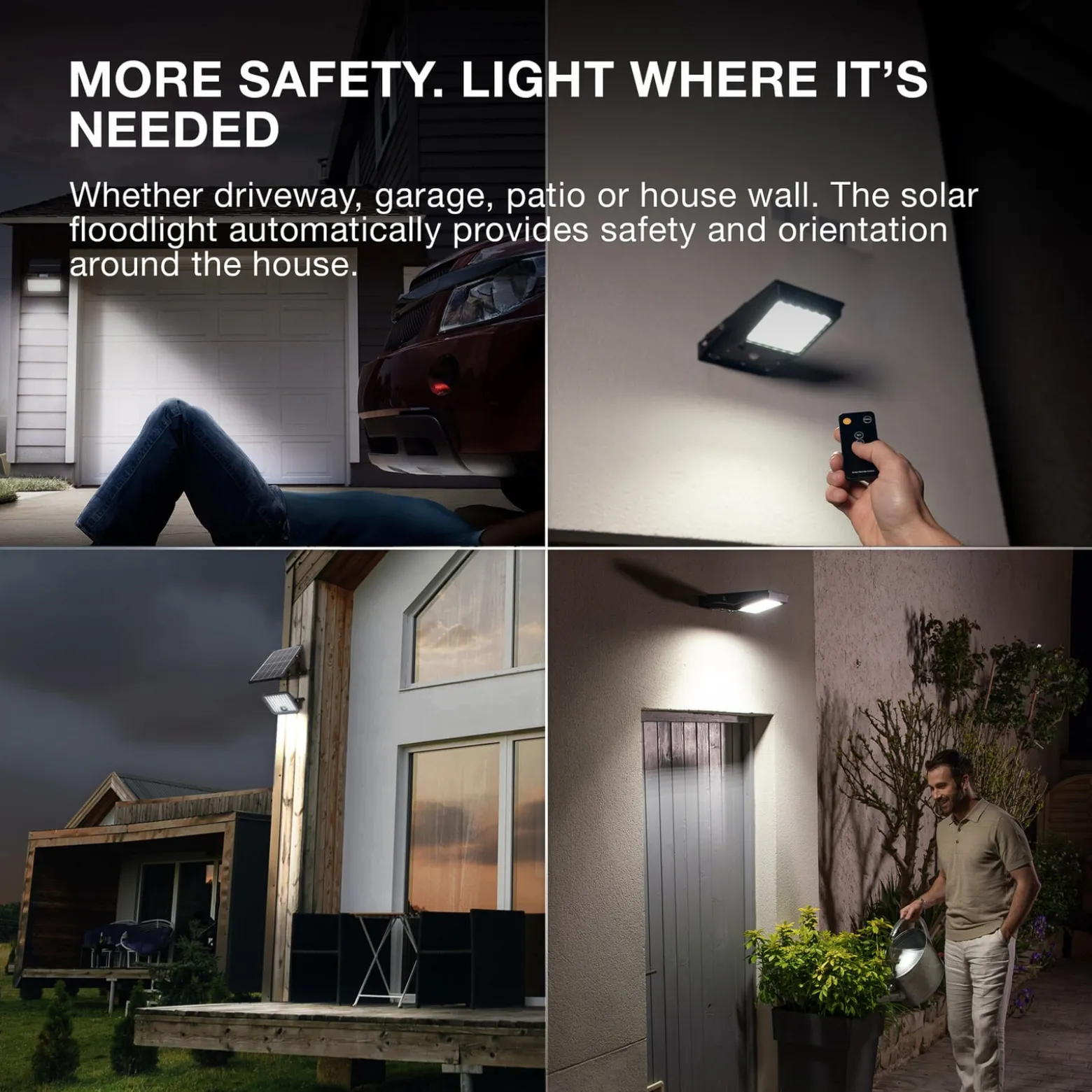 OSRAM Solar kohdevalaisin ENDURA, 30 W, anturi, 4 000 K IP65