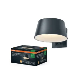 OSRAM Solar-seinälamppu ENDURA STYLE BRELLA, harmaa, anturi IP54