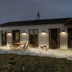 OSRAM Solar-seinävalaisin ENDURA STYLE FIN, harmaa, anturi, IP54
