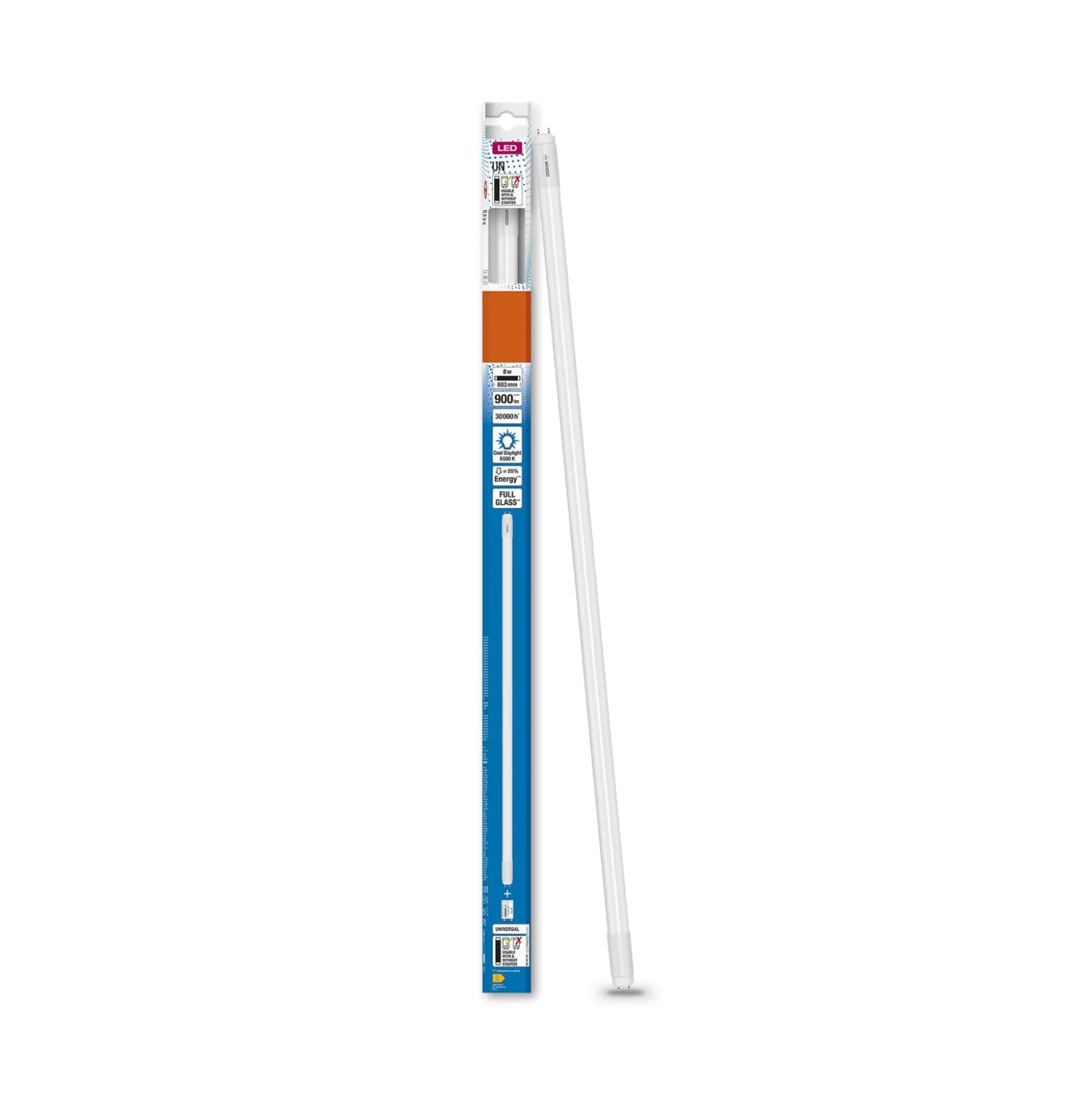 OSRAM SubstiTUBE LED G13 T8 Universal 60cm 8W 865