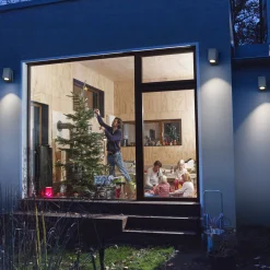 OSRAM ulkoseinälamppu ENDURA CLASSIC CUBE, hopea metalli IP44