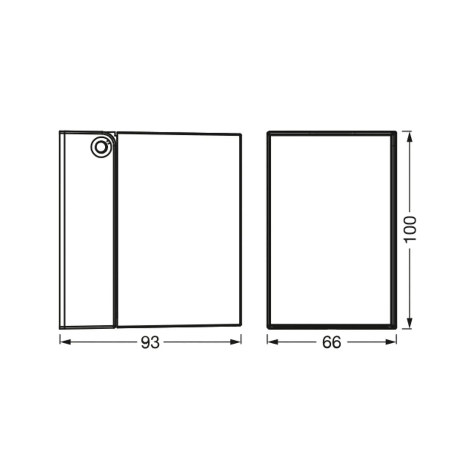 OSRAM ulkoseinälamppu ENDURA CLASSIC CUBE, hopea metalli IP44