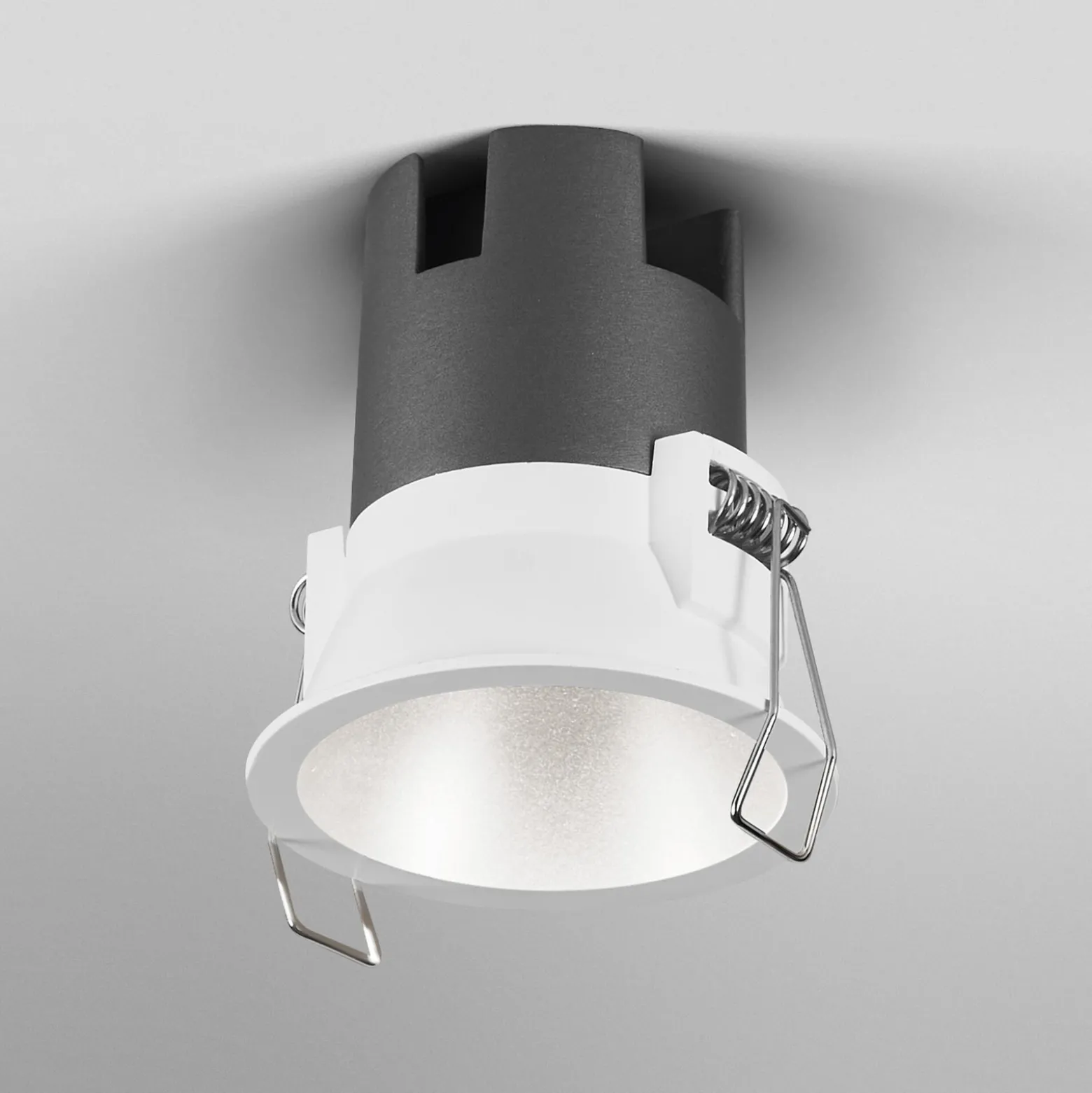 OSRAM upotettava LED-kohdevalaisin TWIST, valkoinen/hopea, 830, Ø 7 cm, metalli