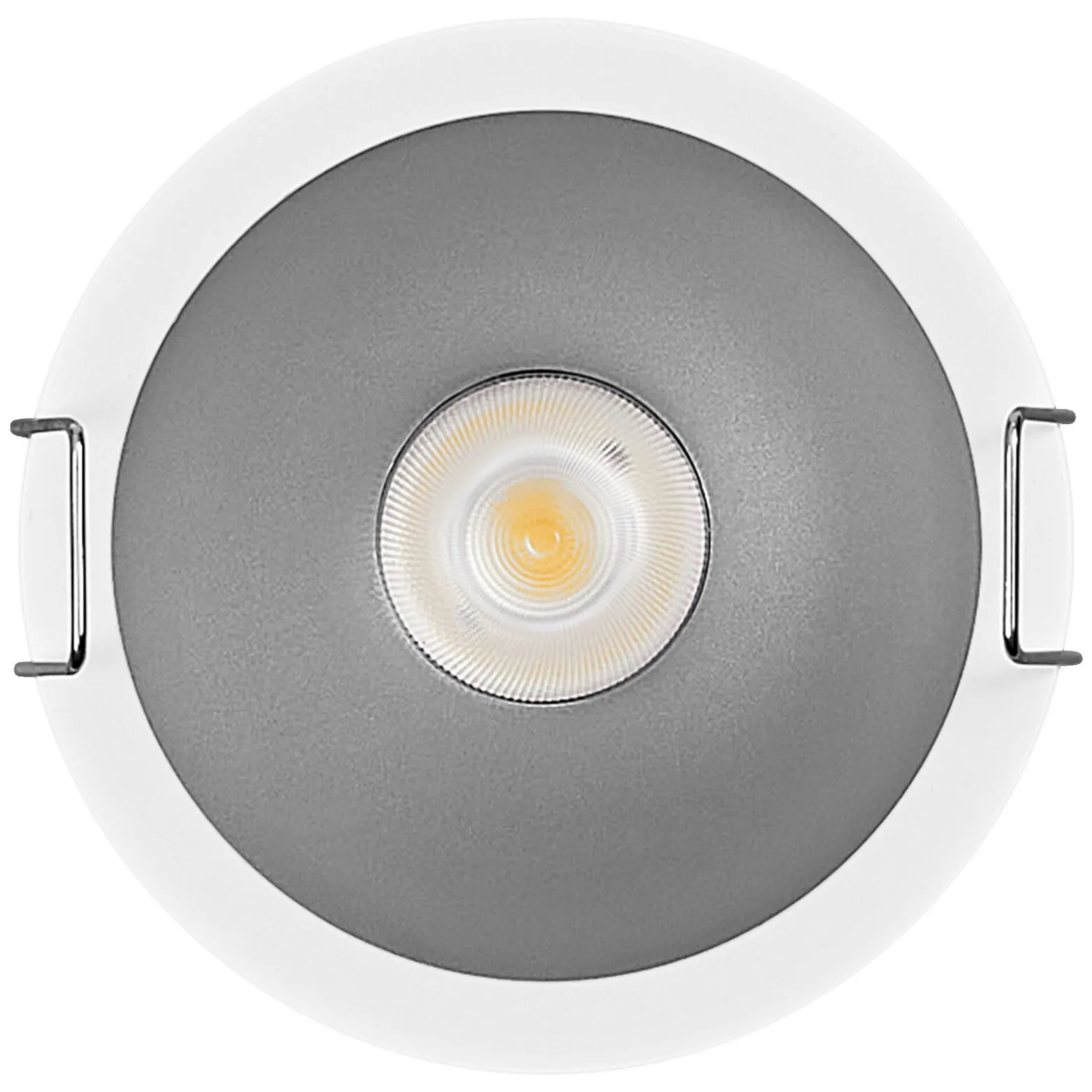 OSRAM upotettava LED-kohdevalaisin TWIST, valkoinen/hopea, 830, Ø 7 cm, metalli
