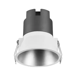 OSRAM upotettava LED-kohdevalaisin TWIST, valkoinen/hopea, 830 Ø 9,3 cm metalli