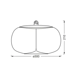 OSRAM Vintage 1906 Big Elipse, savu, E27, 1800 K, hehkulamppu