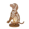 Oxidog-LED-aurinkokoristelamppu, korkeus 33 cm, ruosteenvärinen, IP44