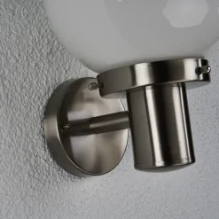 Pallomainen ulkoseinävalaisin Samuel, ruostumaton teräs