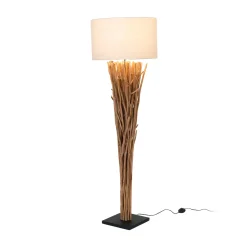 Palmaria lattiavalaisin, puunvärinen/beige, korkeus 177 cm, puu