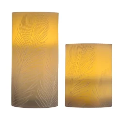 Pauleen Cosy Feather Candle LED-kynttilä 2 kpl sarja