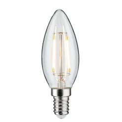 Pauleen LED-kynttilälamppu, hehkulanka, E14, 2,6 W, kirkas, 2700 K