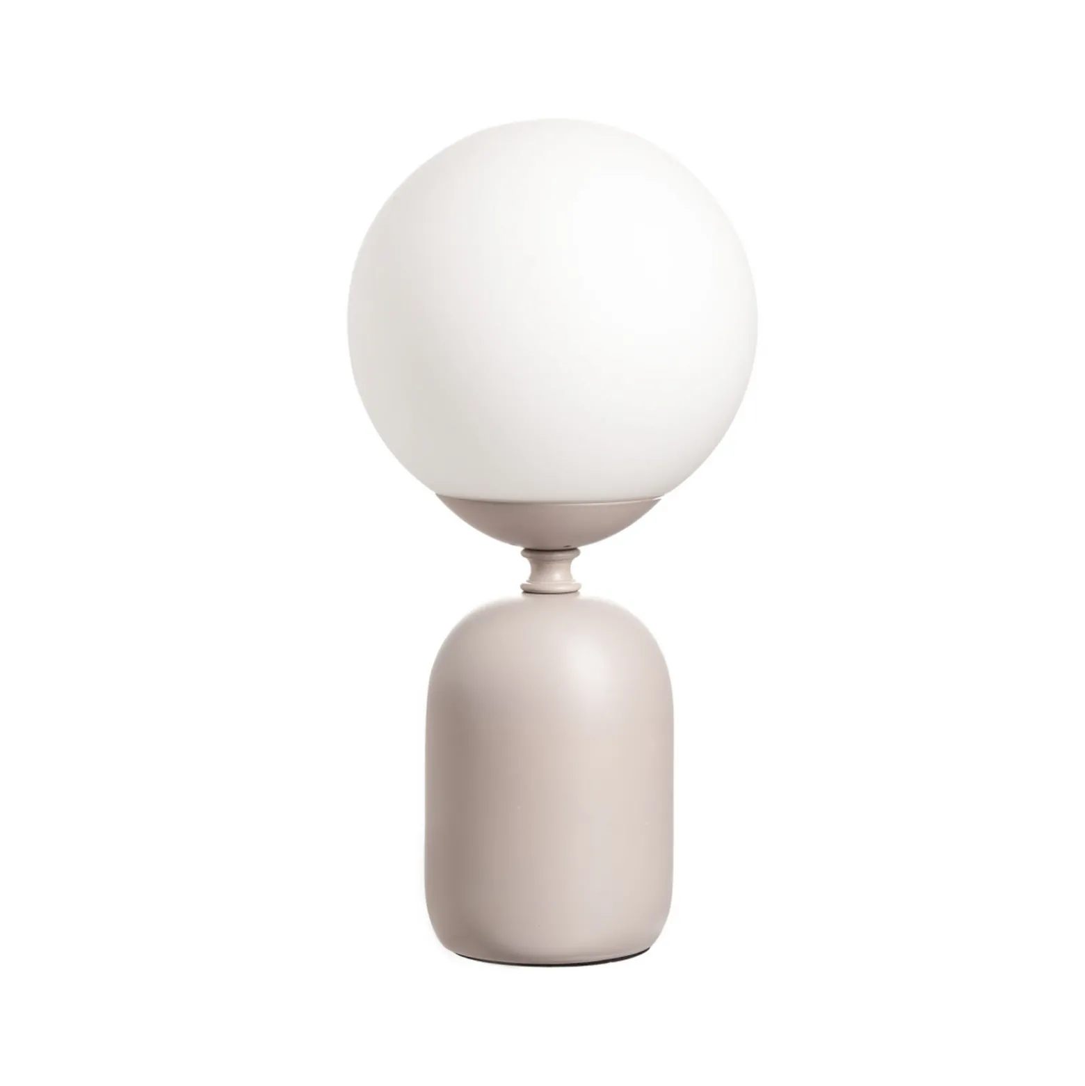 Pauleen-pöytälamppu GLOWING CHARM, harmaa, 30 cm, keramiikka/lasi