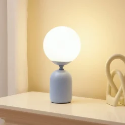 Pauleen-pöytävalaisin GLOWING CHARM, sininen, korkeus 30 cm