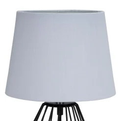 Pauleen pöytävalaisin Shiny Diamond, harmaa, kangas, 32 cm, E27