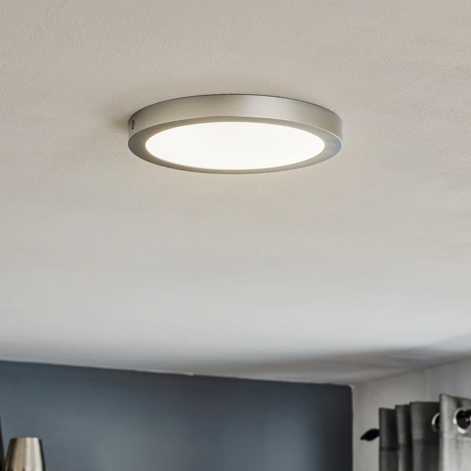 Paulmann Abia -LED-paneeli Ø30 cm 2700K mattakromi