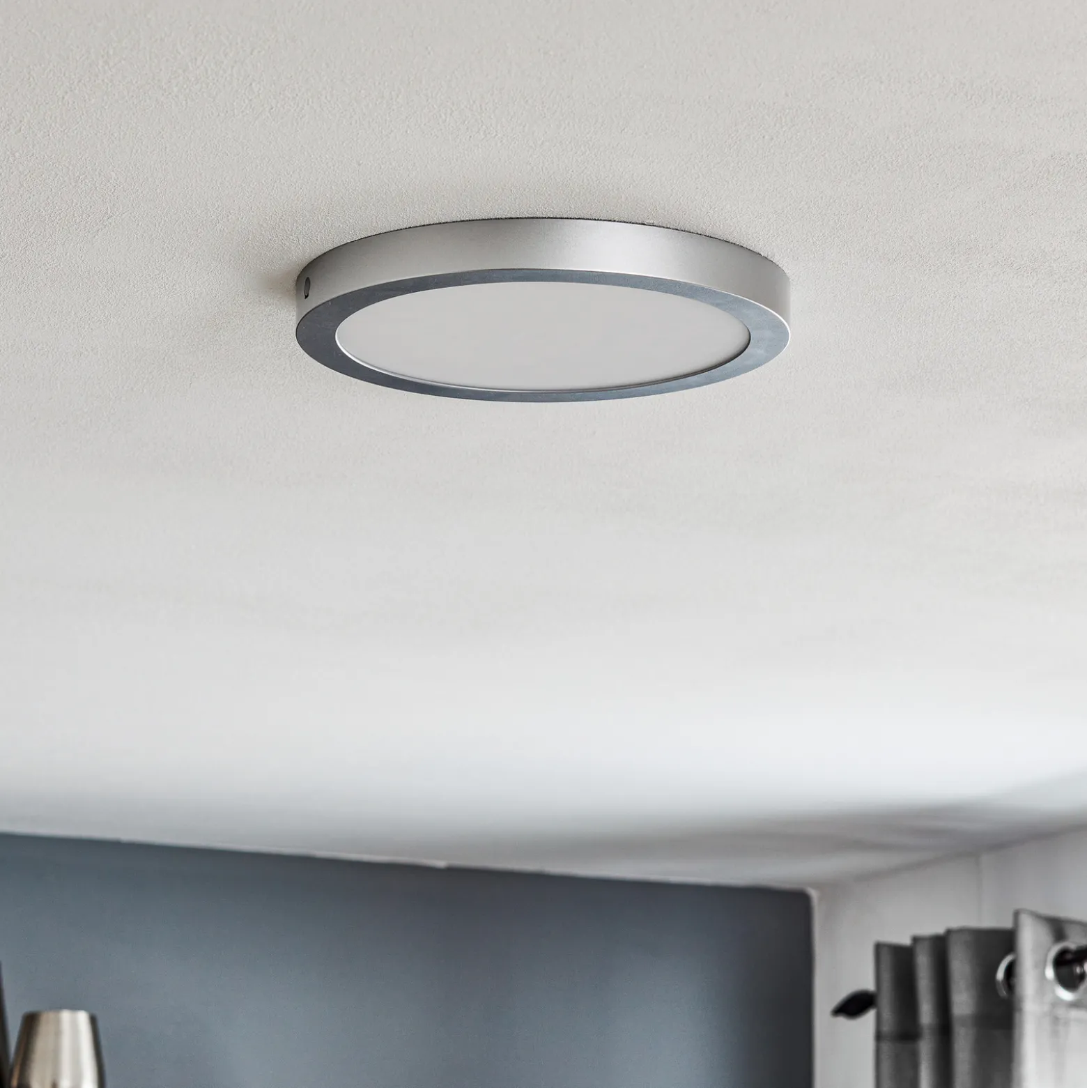 Paulmann Abia -LED-paneeli Ø30 cm 2700K mattakromi