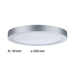 Paulmann Abia -LED-paneeli Ø30 cm 2700K mattakromi