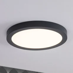Paulmann Abia-LED-paneeli Ø30cm 2700K tummanharmaa