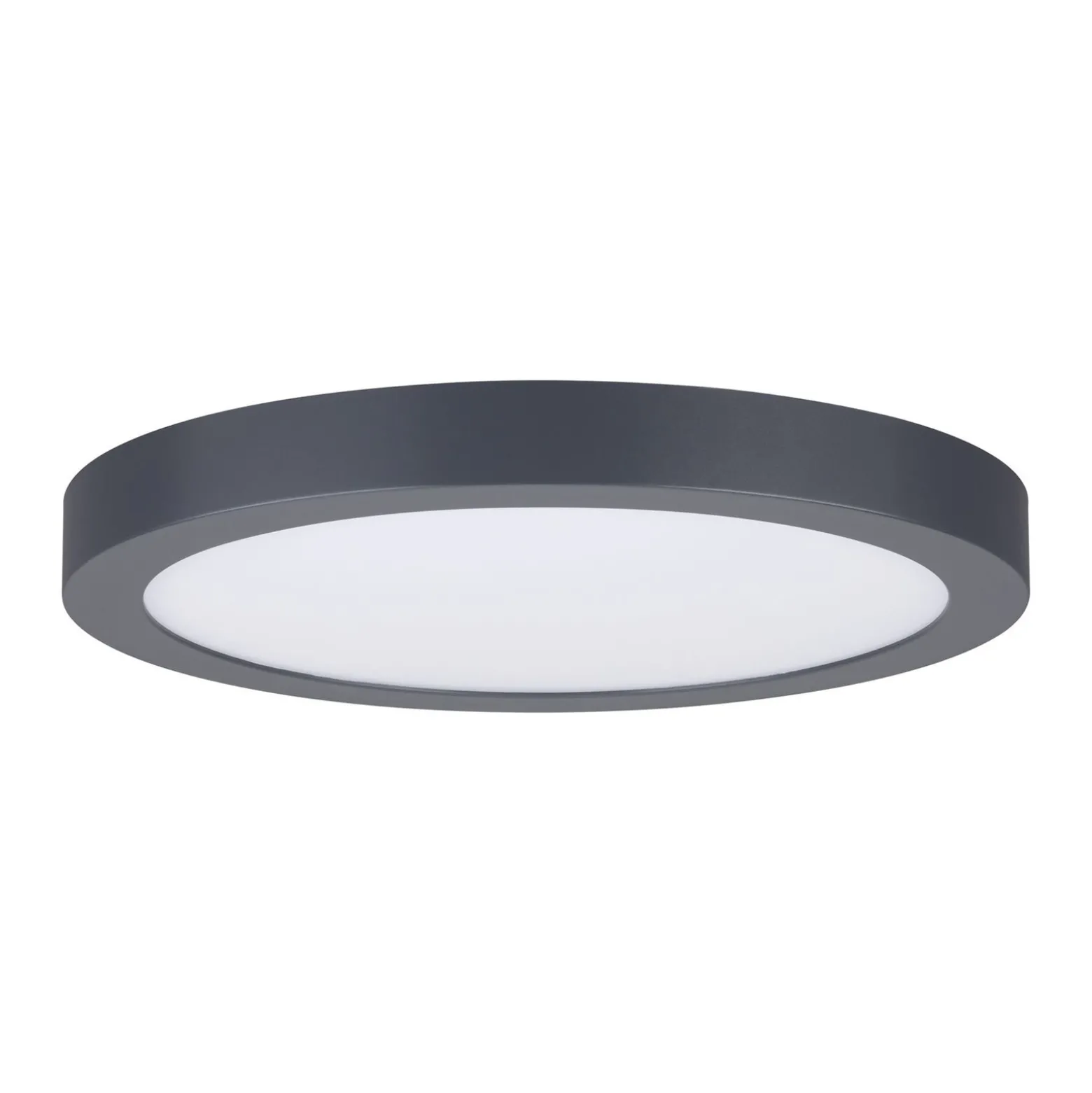 Paulmann Abia-LED-paneeli Ø30cm 2700K tummanharmaa