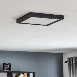 Paulmann Abia -LED-paneeli 30x30 cm, 2 700 K musta