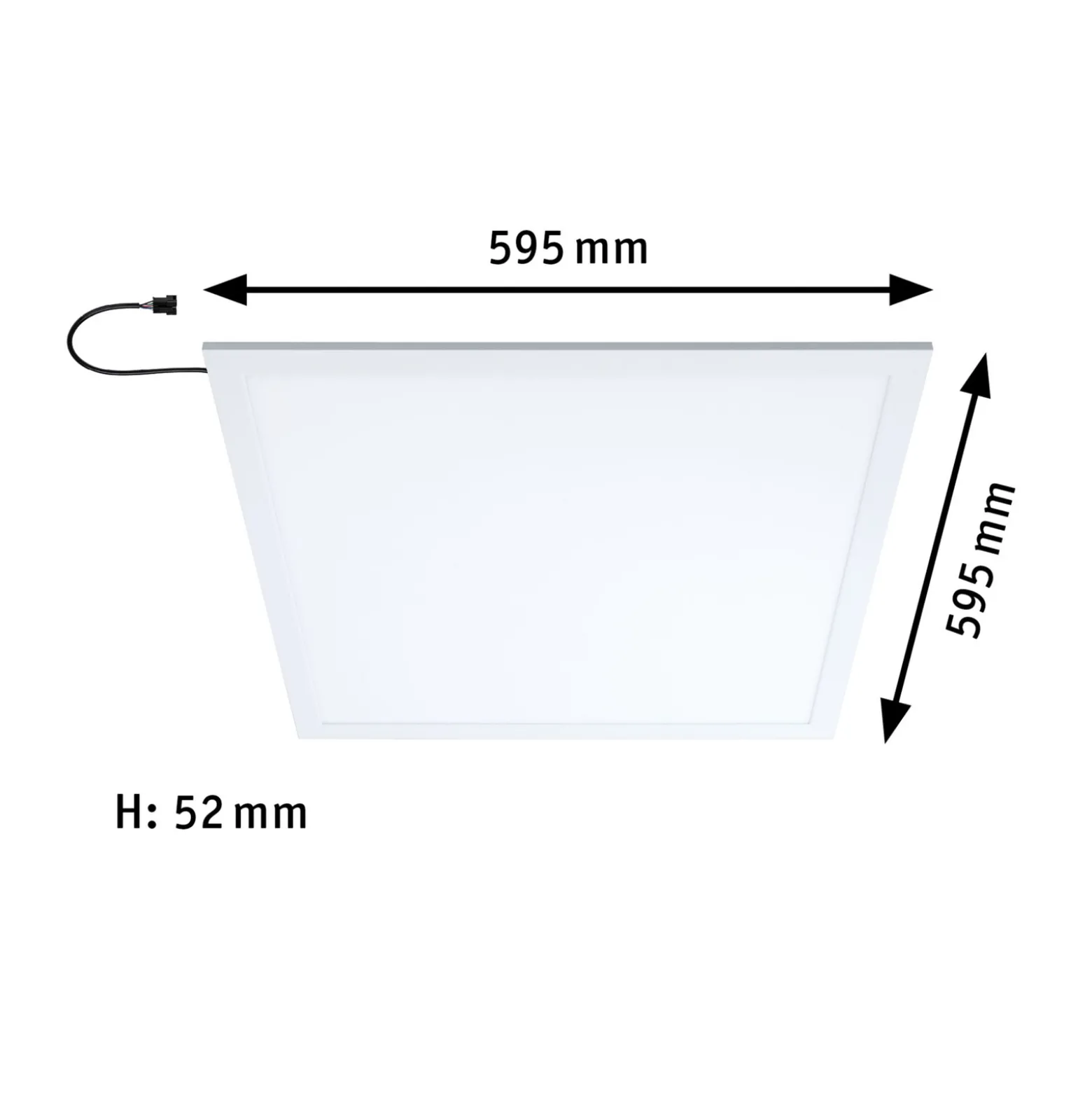 Paulmann Amaris -LED-paneeli, ZigBee 60x60cm, RGBW