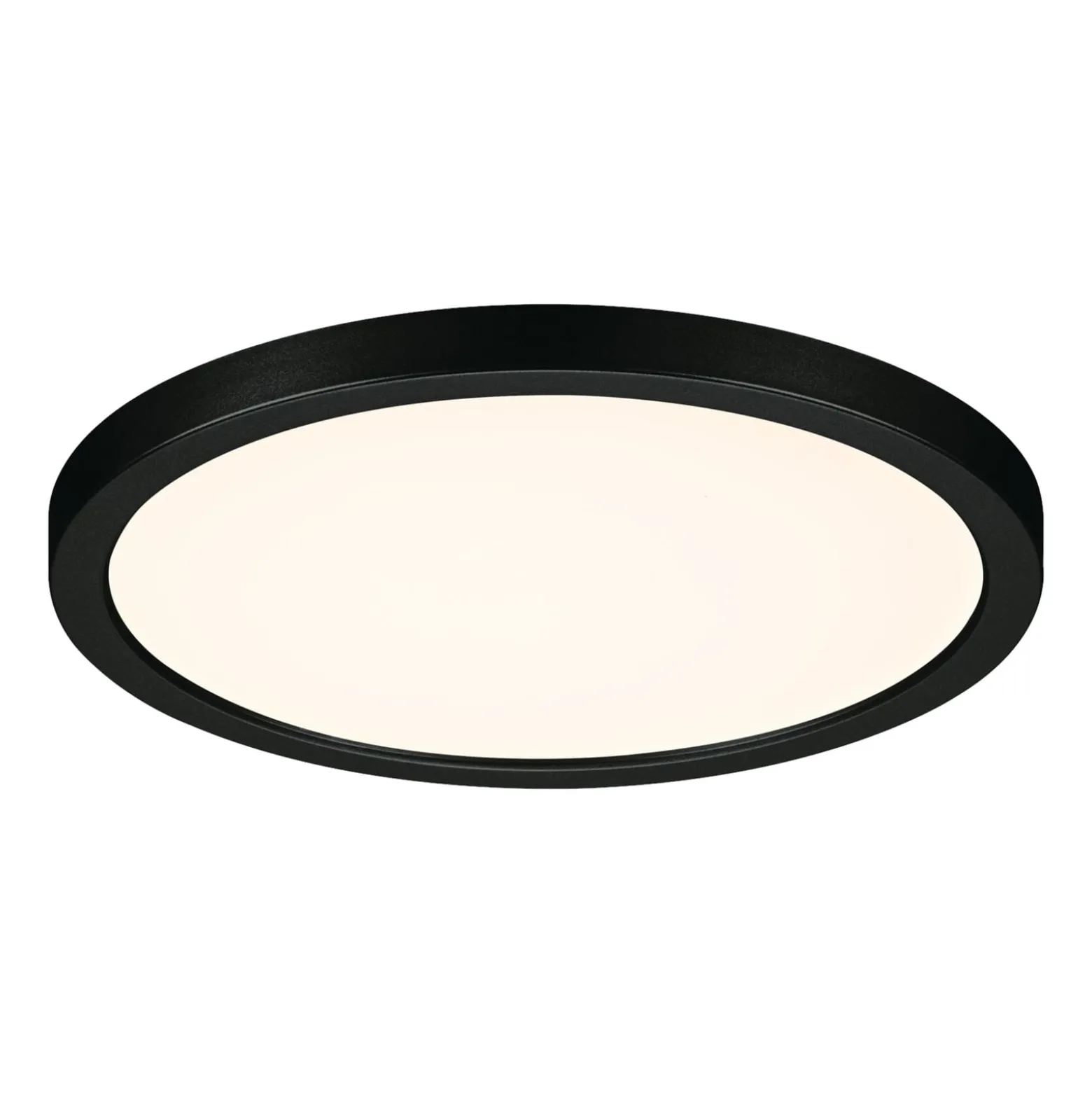 Paulmann Areo LED-paneeli pyöreä musta 3000K Ø17.5cm