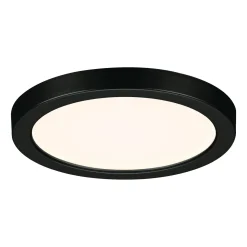 Paulmann Areo LED-paneeli pyöreä musta 3000K Ø11.8cm