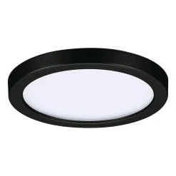 Paulmann Areo LED-paneeli pyöreä musta 3000K Ø11.8cm