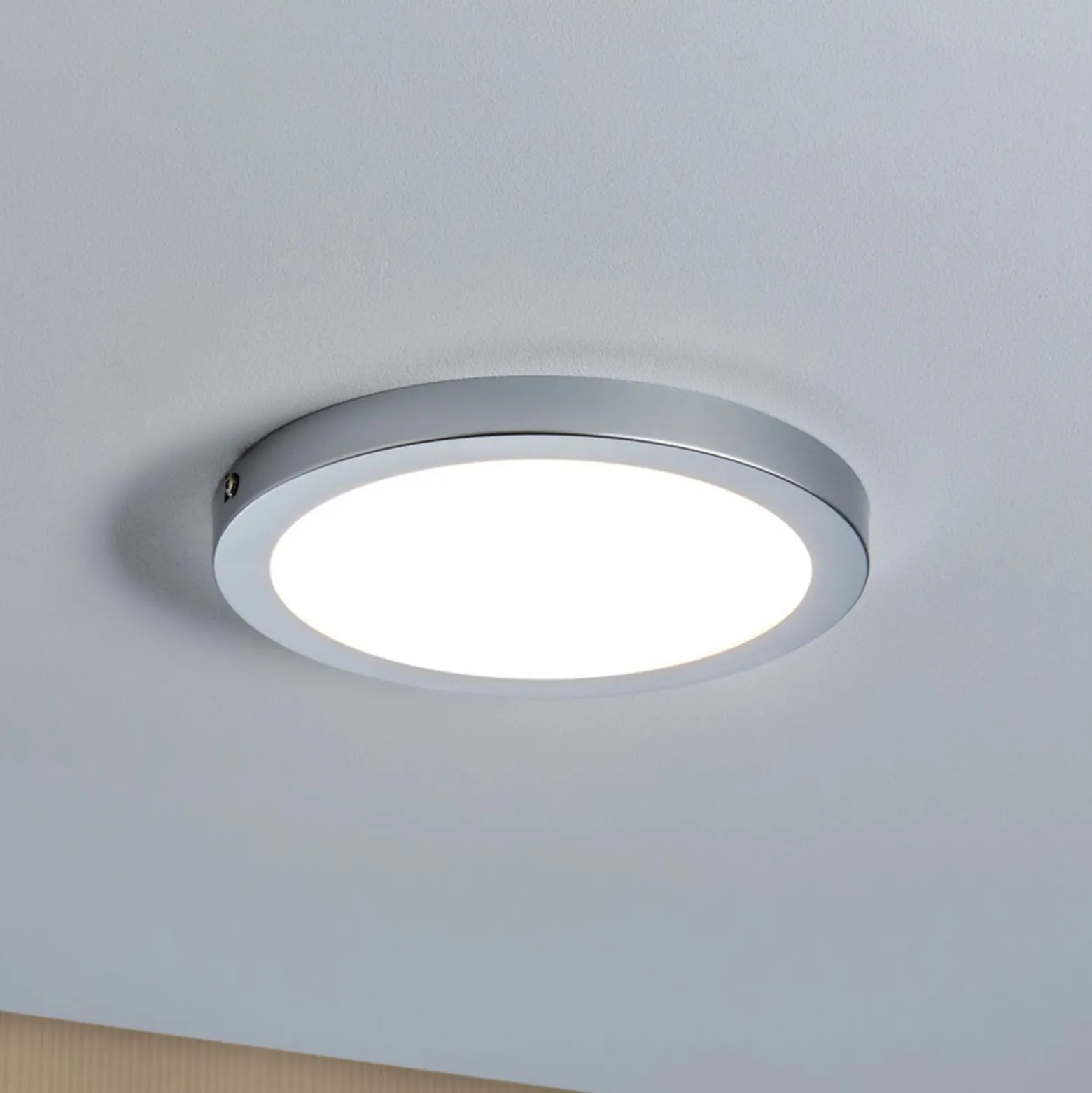 Paulmann Atria -LED-kattovalaisin Ø 22cm kromi