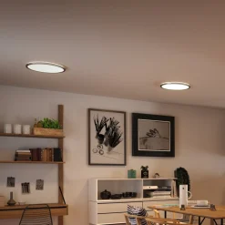 Paulmann Atria Shine LED-paneeli, kromi, himmennettävä, Ø 42 cm