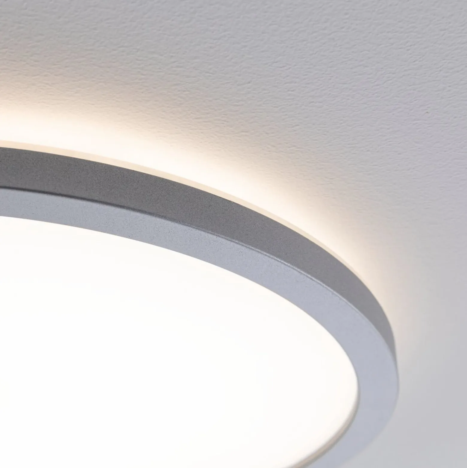 Paulmann Atria Shine LED-paneeli, kromi, himmennettävä, Ø 42 cm
