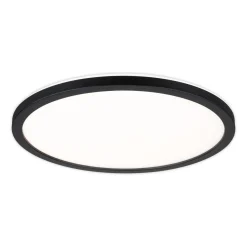 Paulmann Atria Shine LED-paneeli, musta, halkaisija 29 cm, 3000 K, päälle/pois