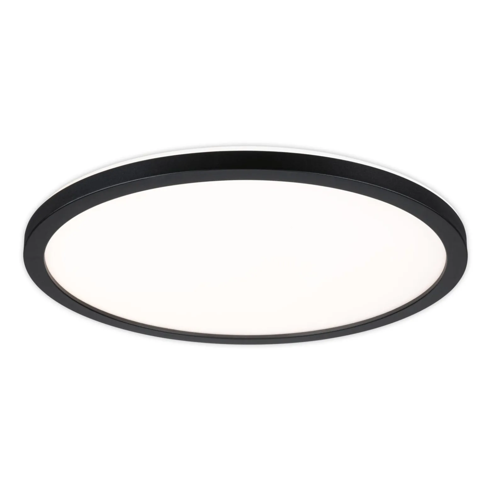 Paulmann Atria Shine LED-paneeli, musta, halkaisija 29 cm, 3000 K, päälle/pois