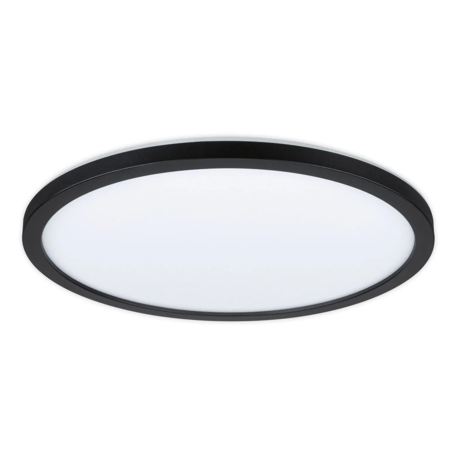Paulmann Atria Shine LED-paneeli, musta, halkaisija 29 cm, 3000 K, päälle/pois