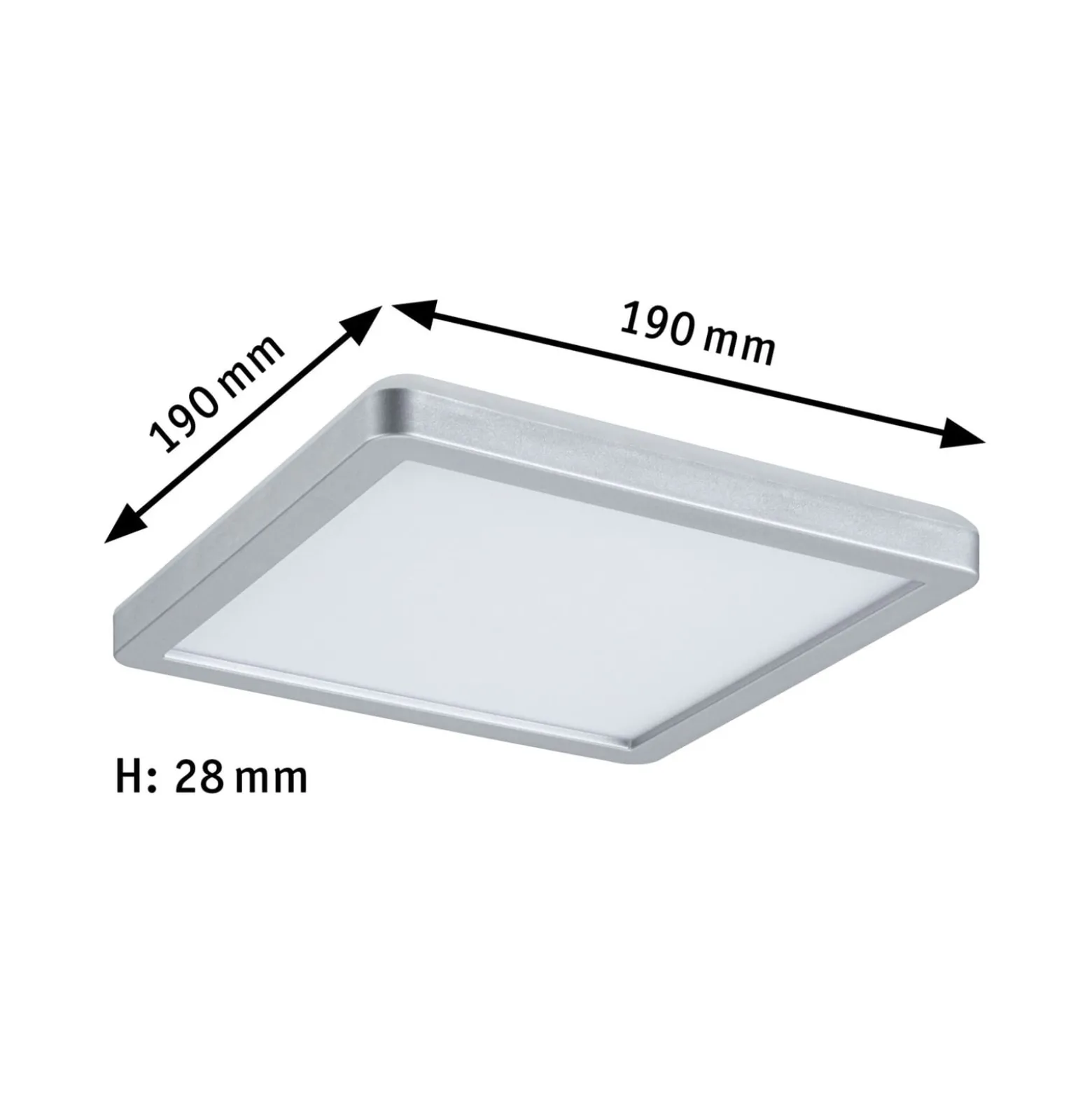 Paulmann Atria Shine paneeli kromi 830 19x19