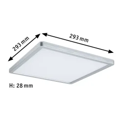 Paulmann Atria Shine Panel on/off kromi 840 29x29 29x29