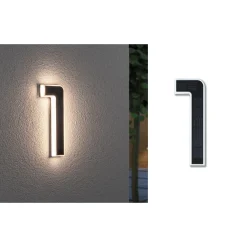 Paulmann aurinkokäyttöinen LED-talonnumero 1