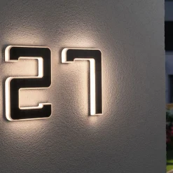 Paulmann aurinkokäyttöinen LED-talonnumero 0