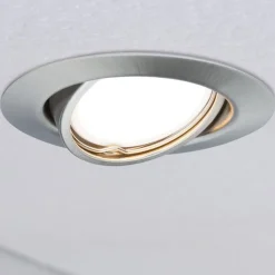 Paulmann Base-LED-uppovalo 3kpl, 3-Step-dim, rauta