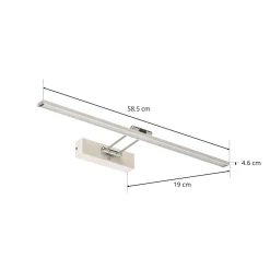 Paulmann Beam Sixty -LED-tauluvalaisin, valkoinen