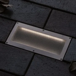 Paulmann Brick upotettava LED-lattiavalaisin, 10x20cm