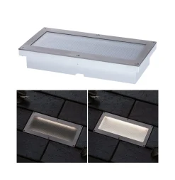 Paulmann Brick upotettava LED-lattiavalaisin, 10x20cm