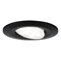 Paulmann Calla, musta, kytkettävä, kääntyvä, CCT, halkaisija 9 cm, 3 kpl:n sarja