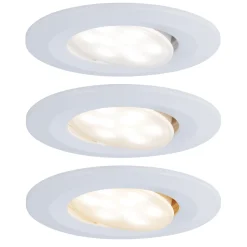 Paulmann Calla -upotettava spotti, valkoinen, päälle/pois-kytkin, kääntyvä,