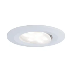 Paulmann Calla valkoinen, kääntyvä, CCT, halkaisija 9 cm, 3 kpl:n sarja