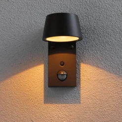 Paulmann Capea LED-anturi ulkoseinälamppu, antrasiitti, alumiini
