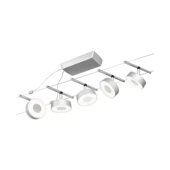Paulmann Circle -LED-vaijerijärjestelmä 5x, kromi